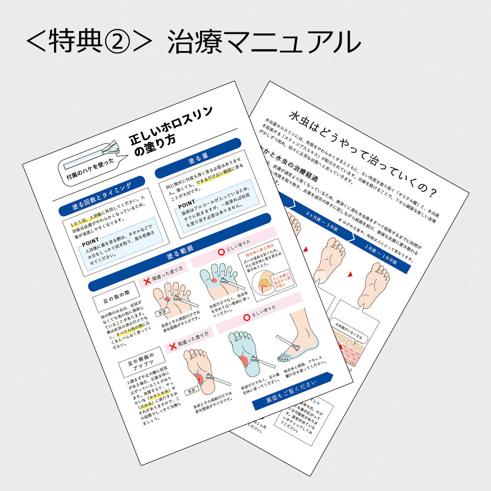 【第2類医薬品】<スプレーキャップ付> 水虫薬ホロスリン 25mL